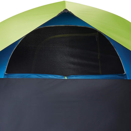 Tienda Coleman Sundome Dark Room, 4/6 personas, bloquea el 90 % de la luz solar, resistente a la intemperie con doble techo y fácil instalación en minutos