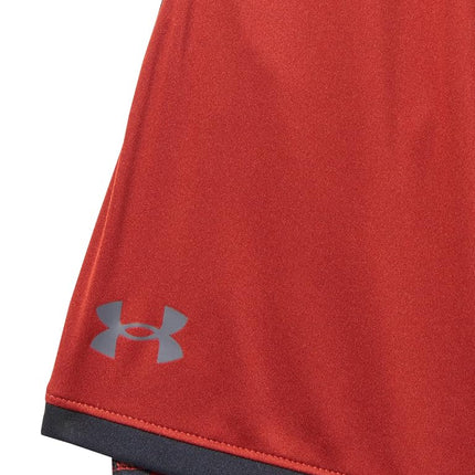 Under Armour boys Stunt 3.0 Shorts Shorts, (840) Earthen Orange / Black / Castlerock, XS
