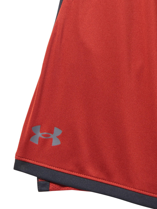 Under Armour boys Stunt 3.0 Shorts Shorts, (840) Earthen Orange / Black / Castlerock, XS