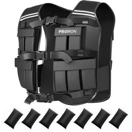 PROIRON Adjustable Weighted Vest 20kg, 20 Weight P