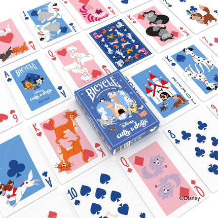 Bicycle Disney Cat and Dogs Playing Cards for Fans and Collectors