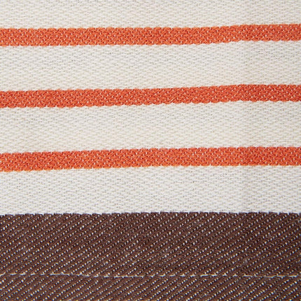 DII Decorative Embellished Dish Towel Set, Cotton, Harvest Stripe, 18x28