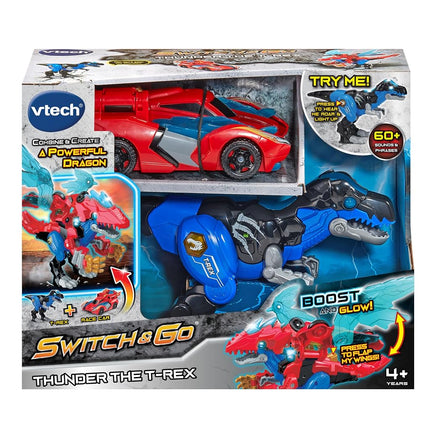 VTech Switch & Go Dinos Armour Up Dragon T-Rex Interactive Dinosaur Toy