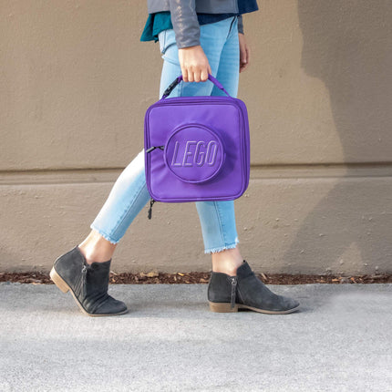 LEGO Brick Eco Lunch, Purple, One Size, Lego Brick Lunch Bag