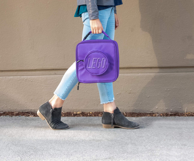 LEGO Brick Eco Lunch, Purple, One Size, Lego Brick Lunch Bag