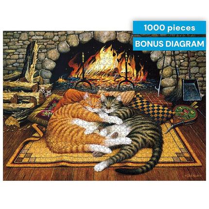 Buffalo Games - Charles Wysocki - All Burned Out - 1000 Piece Jigsaw Puzzle for Adults -Challenging Puzzle Perfect for Game Nights - Finished Size is 26.75 x 19.75