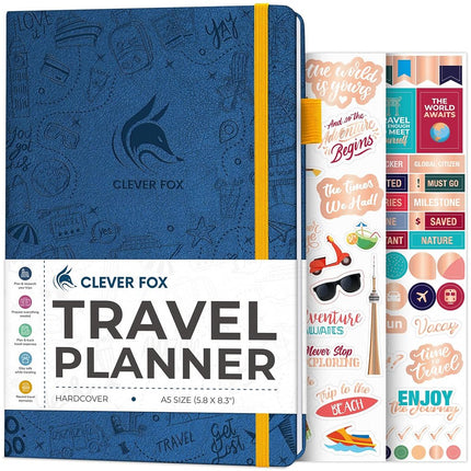 Clever Fox Travel Journal – Vacation Planner with 