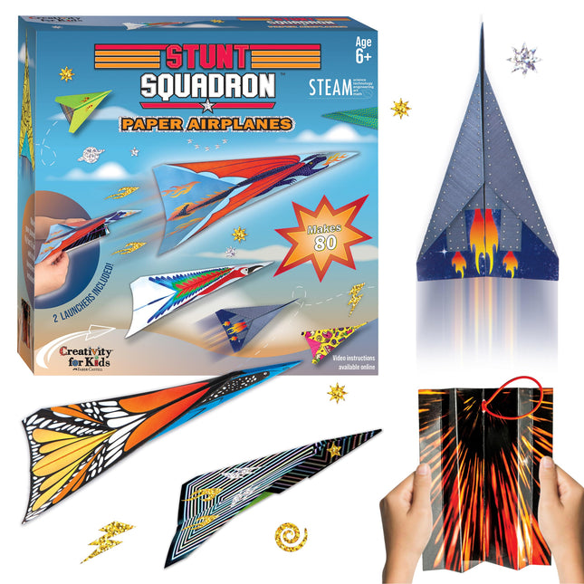 Creativity for Kids Stunt Squadron Fold & Launch P
