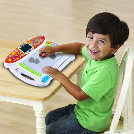 VTech Demostraciones Animadas Pizarra de Escritura Creativa Write & Learn - Pizarra Educativa - Magnética, Plástico - Educativa y Divertida - Multicolor