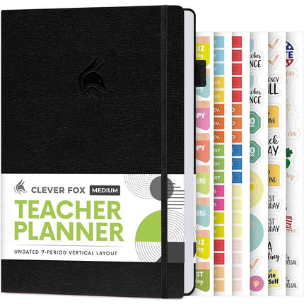Clever Fox Teacher Planner – School Year Planner w