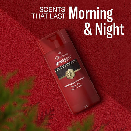 Old Spice Aluminum Free Deodorant for Men, 24/7 Long Lasting Freshness, 24/7 Sweat & Odor Protection, Fiji with Palm Tree Scent Deodorant with Travel-Size Swagger Scent Body Wash, 3 oz (Pack of 3)