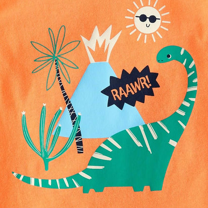 The Children's Place Baby Toddler Boys Sleeveless Tank Top, Dino Print 3-Pack, 12-18 Months