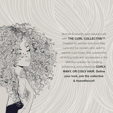 Conair The Curl Collective Curly Hair Diffuser, Works Exclusively with The Curl Collective Hair Dryer (sold separately)