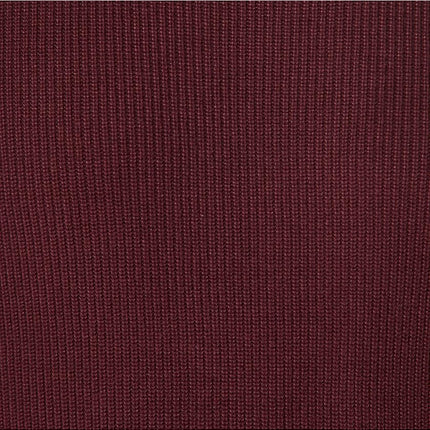Nautica Men's Ribbed Sweater, Royal Burgundy, Medium
