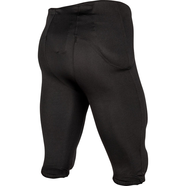 Champro Pantalones de fútbol americano de práctica de seguridad estándar para hombre con almohadillas. Negro Grande