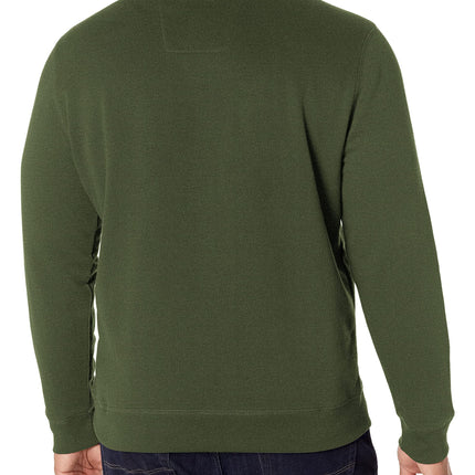 Nautica Men's Basic Crew Neck Fleece Sweatshirt, Pine Forest, XXXL
