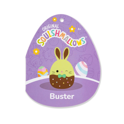 Squishmallows Original 12in Buster The Chocolate-Dipped Green Bunny Holding Chocolate Bunny � Official Jazwares Plush (Medium-Sized)