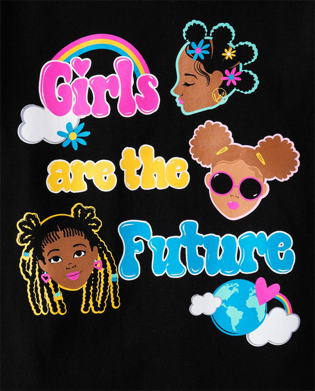 Camisetas gráficas de manga corta para niño de The Children's Place, modelo Gamer, paquetes múltiples, diseño Future/Girls/Bows, talla pequeña