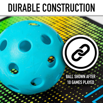 Franklin Sports X-26 Indoor Pickleballs - USA Pickleball Approved Tournament Balls - 12 Pack Blue