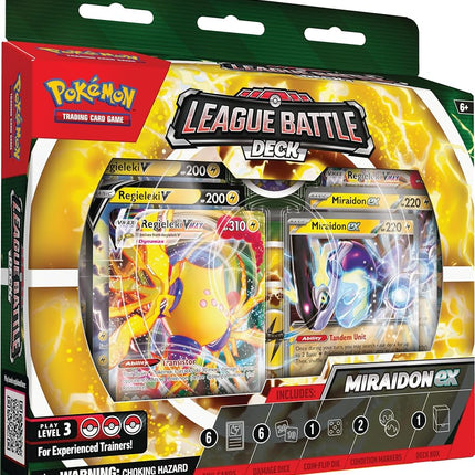 Pokemon TCG League Miraidon Ex Battle Deck Trading