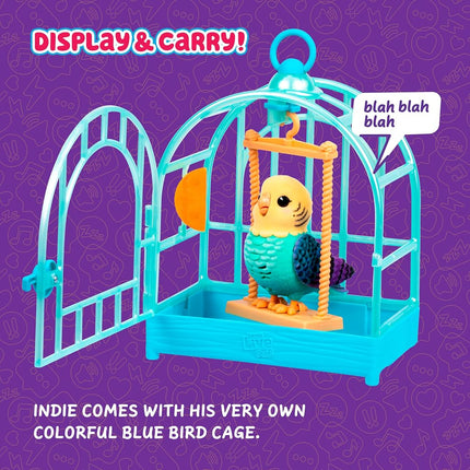 Little Live Pets My Really Real Talking Bird Toy & Cage - Indie