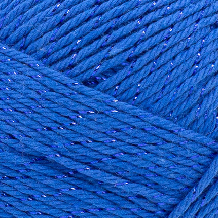 Lion Brand Yarn, 24/7 Cotton DK Crochet Yarn, Calypso, Metal Blue, 3 Pack