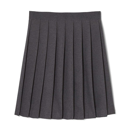 French Toast Girls' Pleated Skirt, Heather Gray, 1