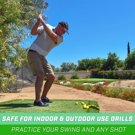 GoSports Foam Flight Practice Golf Balls 24 Pack - Yellow
