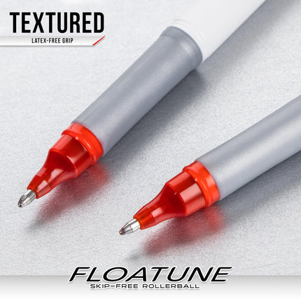 Bolígrafo de Tinta Líquida Pentel Floatune, (1.0mm), Punta Gruesa, Tinta Negra, Paquete de 8 (BY110PF8A)