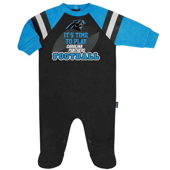Gerber Unisex Baby NFL Footed Sleep and Play, Team Color, 0-3 Months