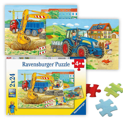 Ravensburger Children Puzzles Bauernhof und Bauste