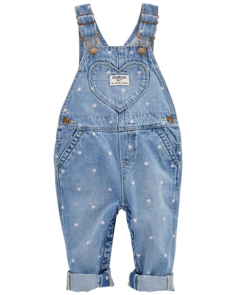 OshKosh B'Gosh Girl's World's Best Overalls, Blue 