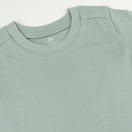 HonestBaby Lot de T-shirts à manches courtes 100 % coton biologique pour bébés, tout-petits, petits garçons, petites filles, unisexe, motif « Morning Mountains », 24 mois