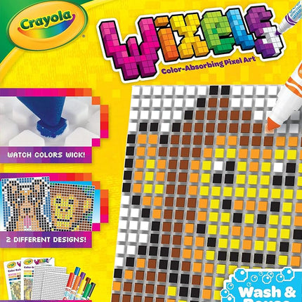 Crayola Wixels Animals Activity Kit, Pixel Art Coloring Set, Gift for Kids, Ages 6, 7, 8, 9