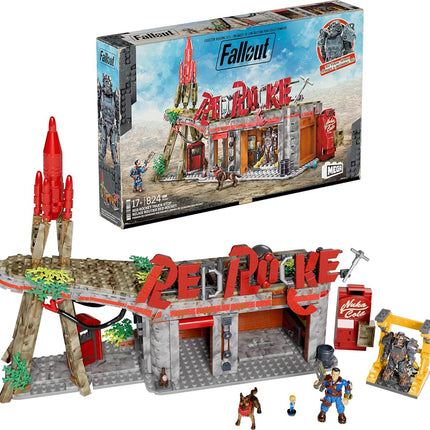 MEGA Fallout Action Figures Building Toys, Red Roc