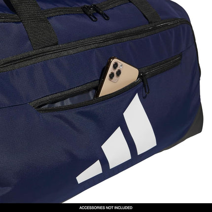 adidas Defender 5.0 Durable Duffle Bag for Sports, Gym and Travel, Team Navy Blue 2, Medium (59L), Defender 5.0 Duffel Bag, Travel Duffel Bag, Durable Sports Bag for Men and Women