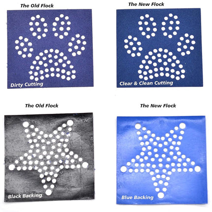 Magic Flock Plus for Rhinestone Template Material Rhinestone Flock for Hotfix Rhinestones Applicable to Cameo and Cricut Cutting Machine (12" x3Yards)