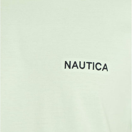 Nautica Men's Short Sleeve Crew Neck T-Shirt, Patina Green Solid, S