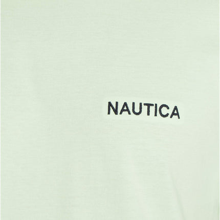 Nautica Men's Short Sleeve Crew Neck T-Shirt, Patina Green Solid, XL