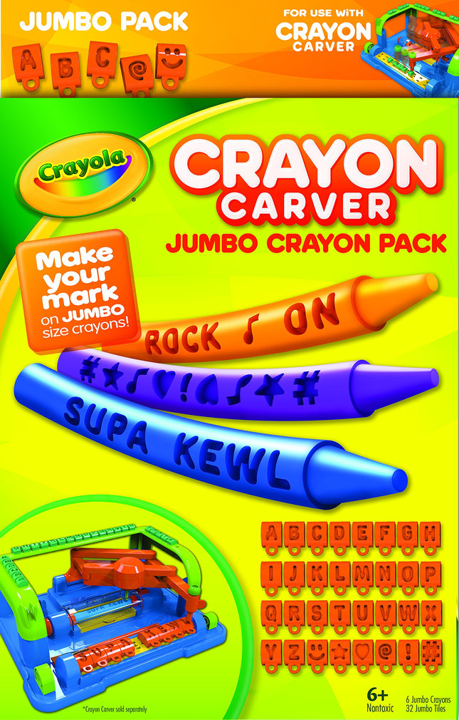 Crayola Crayon Carver, Jumbo Expansion Pack