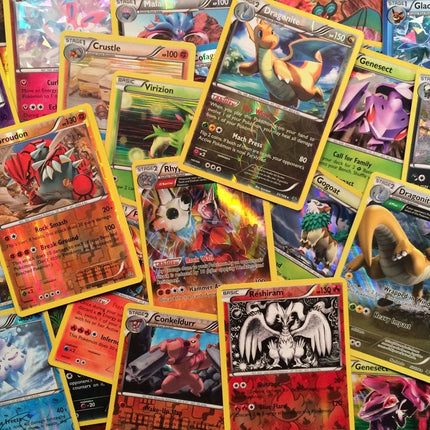 Pokemon 50 Card Lot w/ 3 Reverse or Holofoil Cards