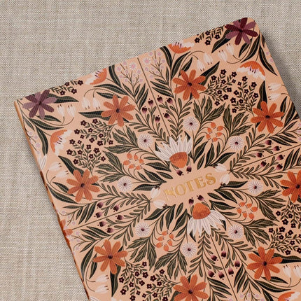 Fringe Studio Classic Large Paperback Journal, MEADOW FLOWER 7.5" w x 9.5" h, 208 pages, Juliana Tipton Collection (841PA002FSC)