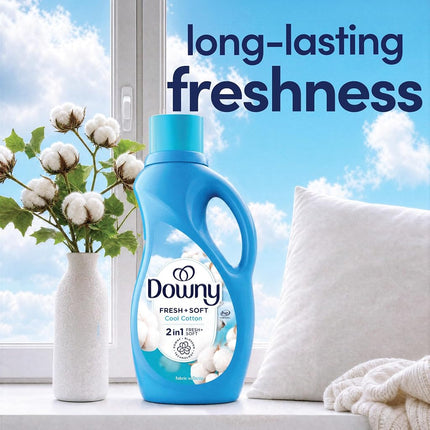 Downy Ultra Laundry Liquid Fabric Softener (Fabric Conditioner), Cool Cotton, 4.16L, 190 Loads