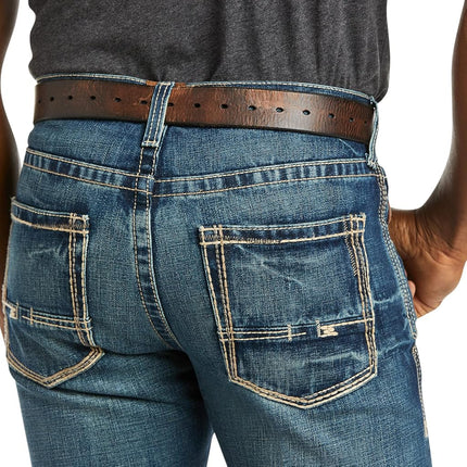 ARIAT Men's M4 Low Rise Boot Cut Jeans, Gulch, 34W x 30L