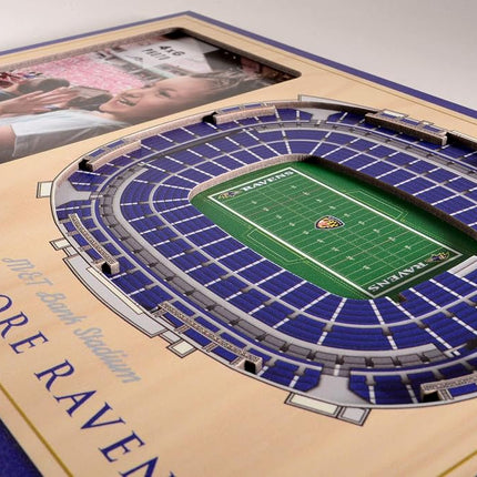 YouTheFan NFL Baltimore Ravens 3D StadiumViews Picture Frame
