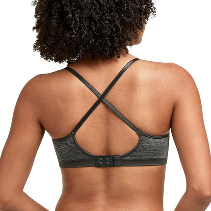 Hanes womensG795Seamless Bra - Gray - L
