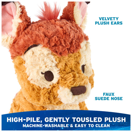 GUND Disney Peluche oficial de Bambi, Colección Disney Cozys, Juguetes de Bambi, Peluche de ciervo para mayores de 1 año, Marrón, 25.4 cm