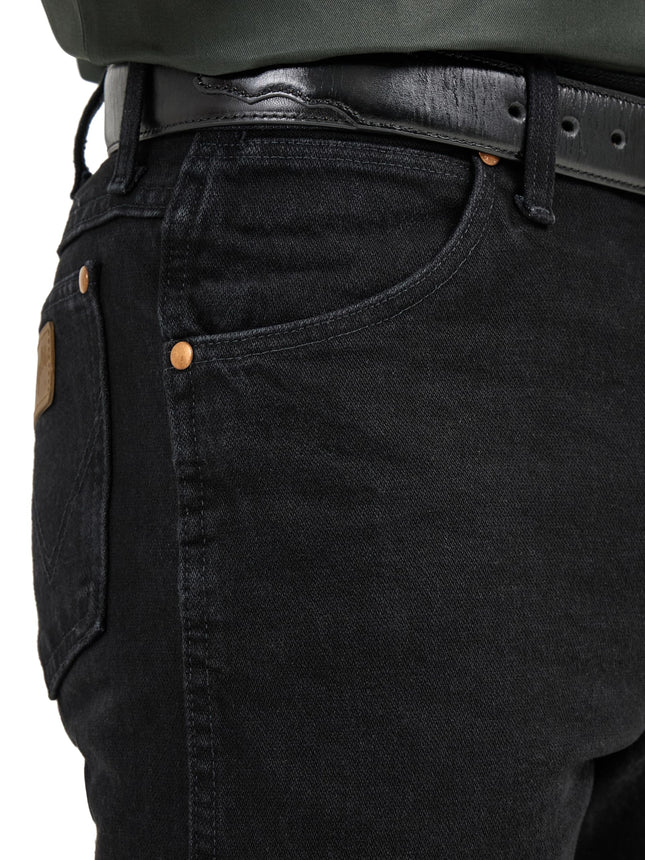 Wrangler Herren Jeans 13MWZ, Original Regular Bootcut Fit, Straight Leg, SHADOW BLACK, 38W / 34L