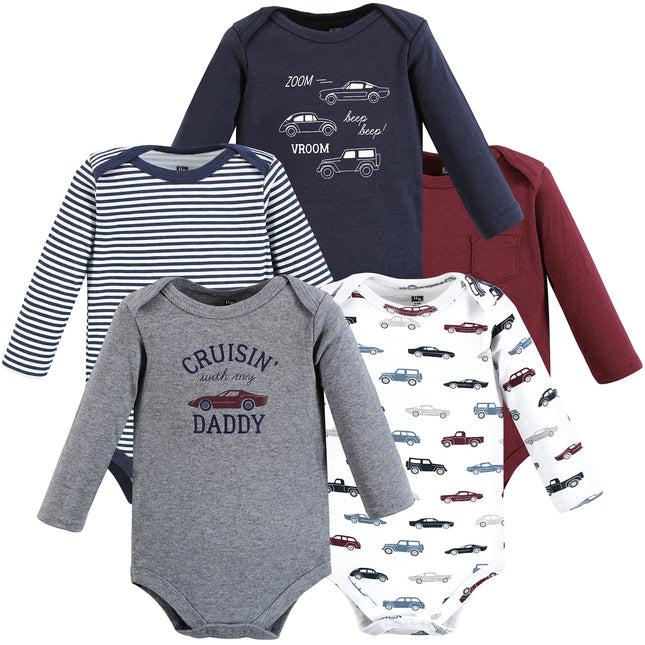 Hudson Baby unisex-baby Cotton Long-sleeve Bodysui