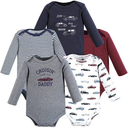 Hudson Baby unisex-baby Cotton Long-sleeve Bodysui